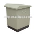 Stamping powder coating distrubution enclosure